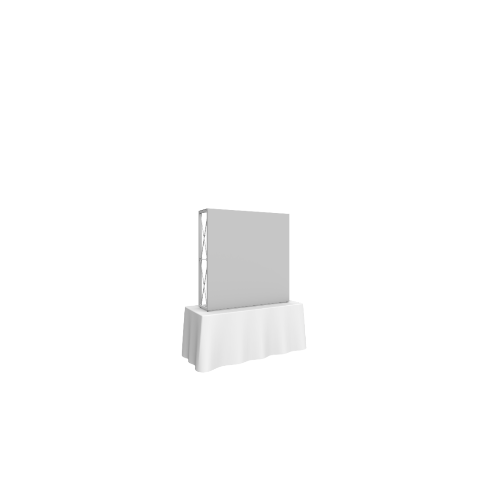 Embrace 5ft Square Tabletop Push-Fit Tension Fabric Display