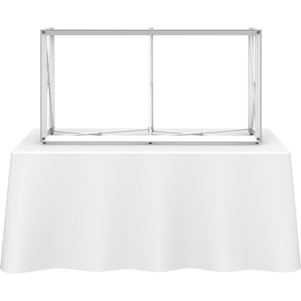 Embrace 5ft Square Tabletop Push-Fit Tension Fabric Display