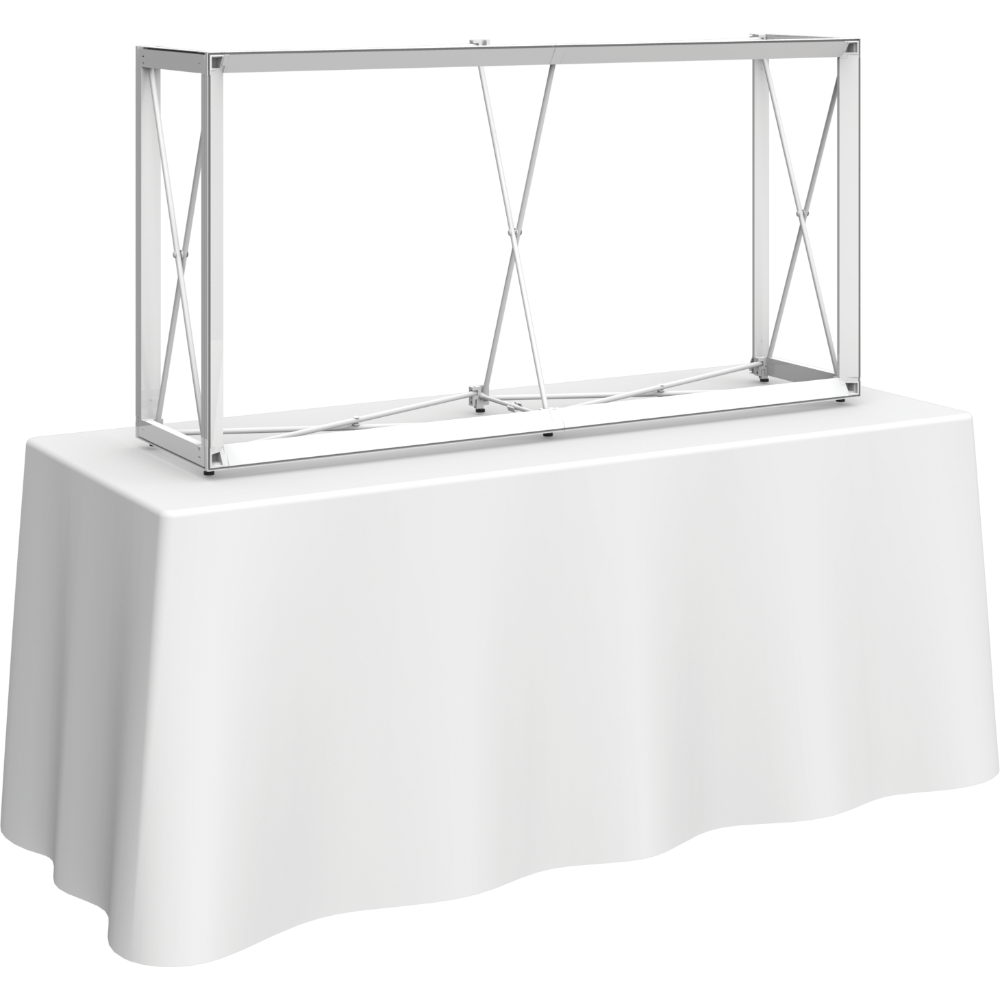 Embrace 5ft Square Tabletop Push-Fit Tension Fabric Display