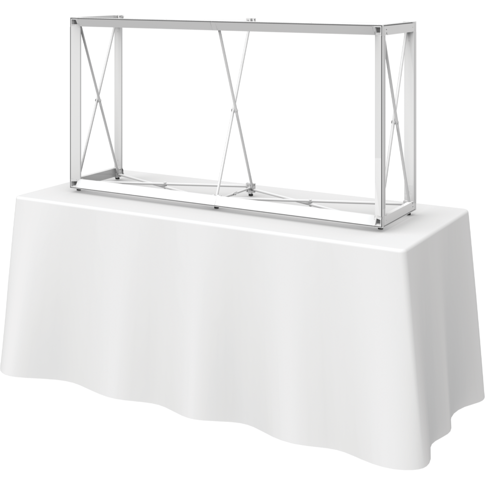 Embrace 5ft Square Tabletop Push-Fit Tension Fabric Display