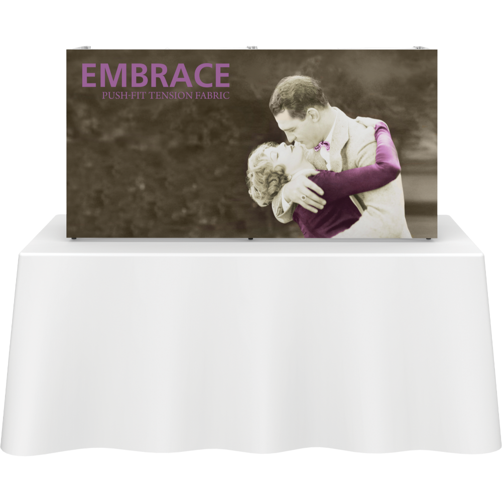 Embrace 5ft Square Tabletop Push-Fit Tension Fabric Display