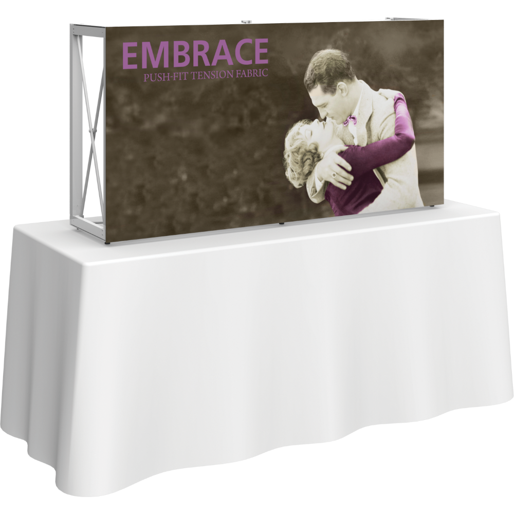 Embrace 5ft Square Tabletop Push-Fit Tension Fabric Display