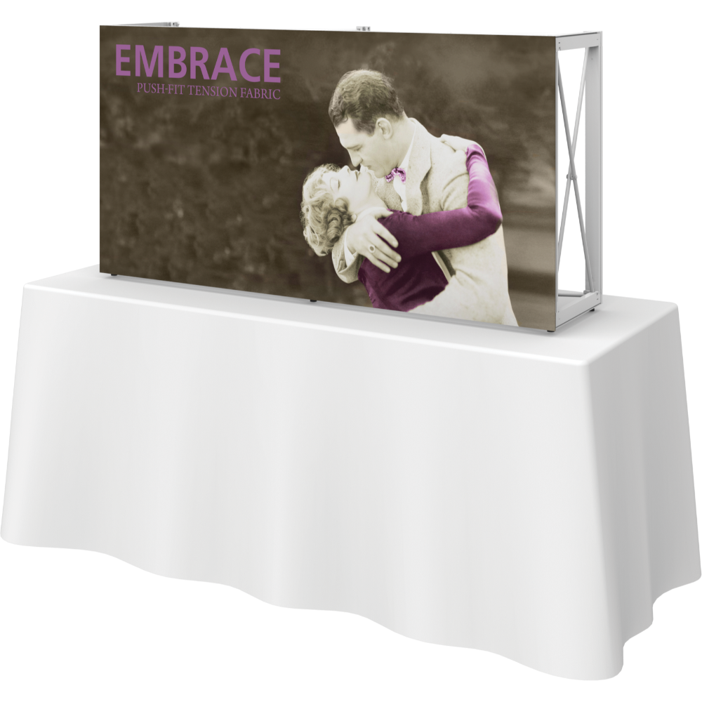 Embrace 5ft Square Tabletop Push-Fit Tension Fabric Display
