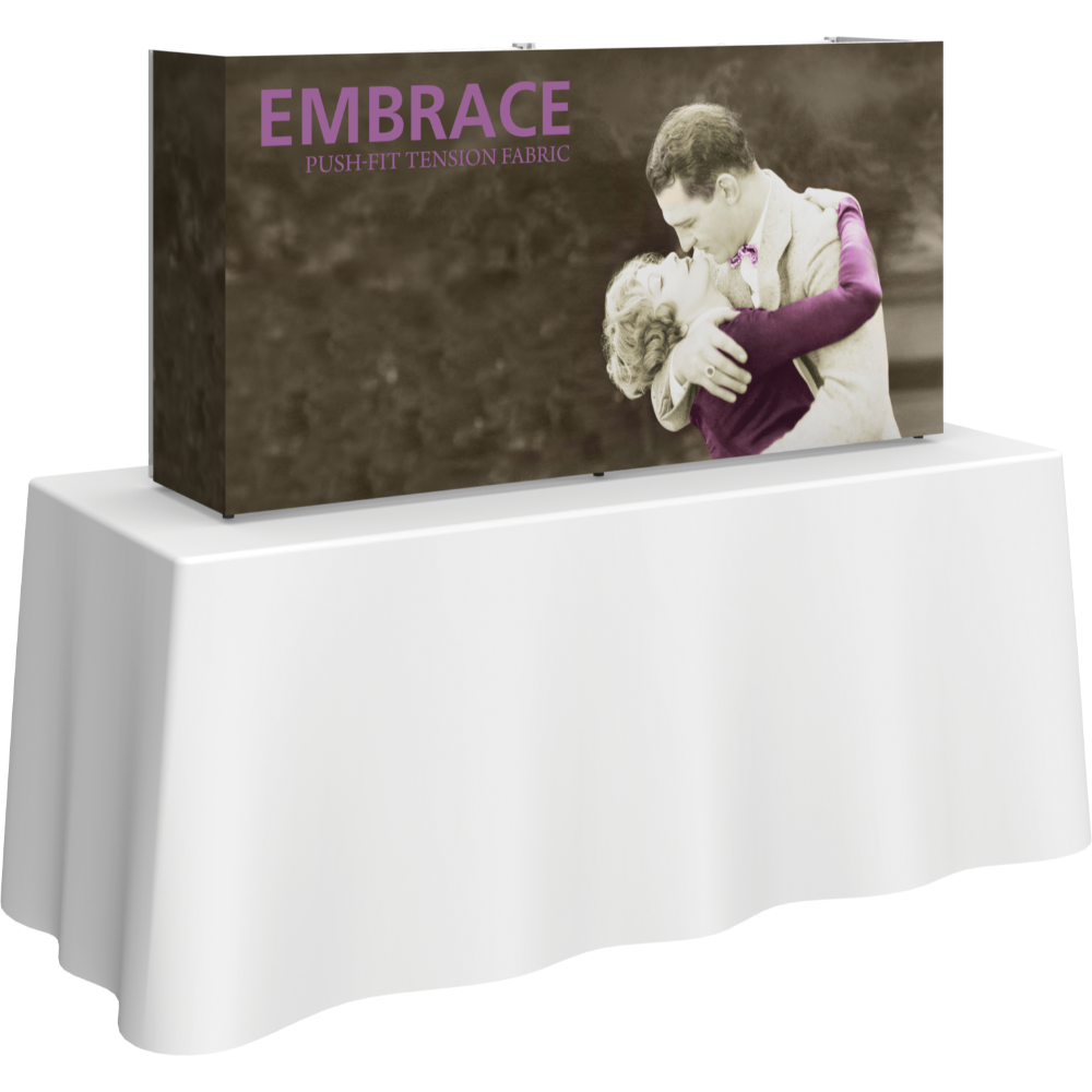 Embrace 5ft Square Tabletop Push-Fit Tension Fabric Display