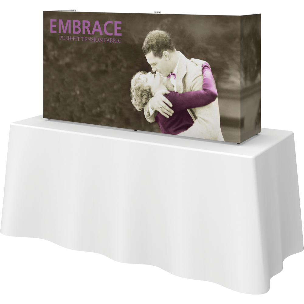 Embrace 5ft Square Tabletop Push-Fit Tension Fabric Display