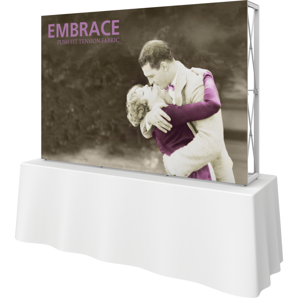 Embrace 7.5ft Tabletop Push-Fit Tension Fabric Display