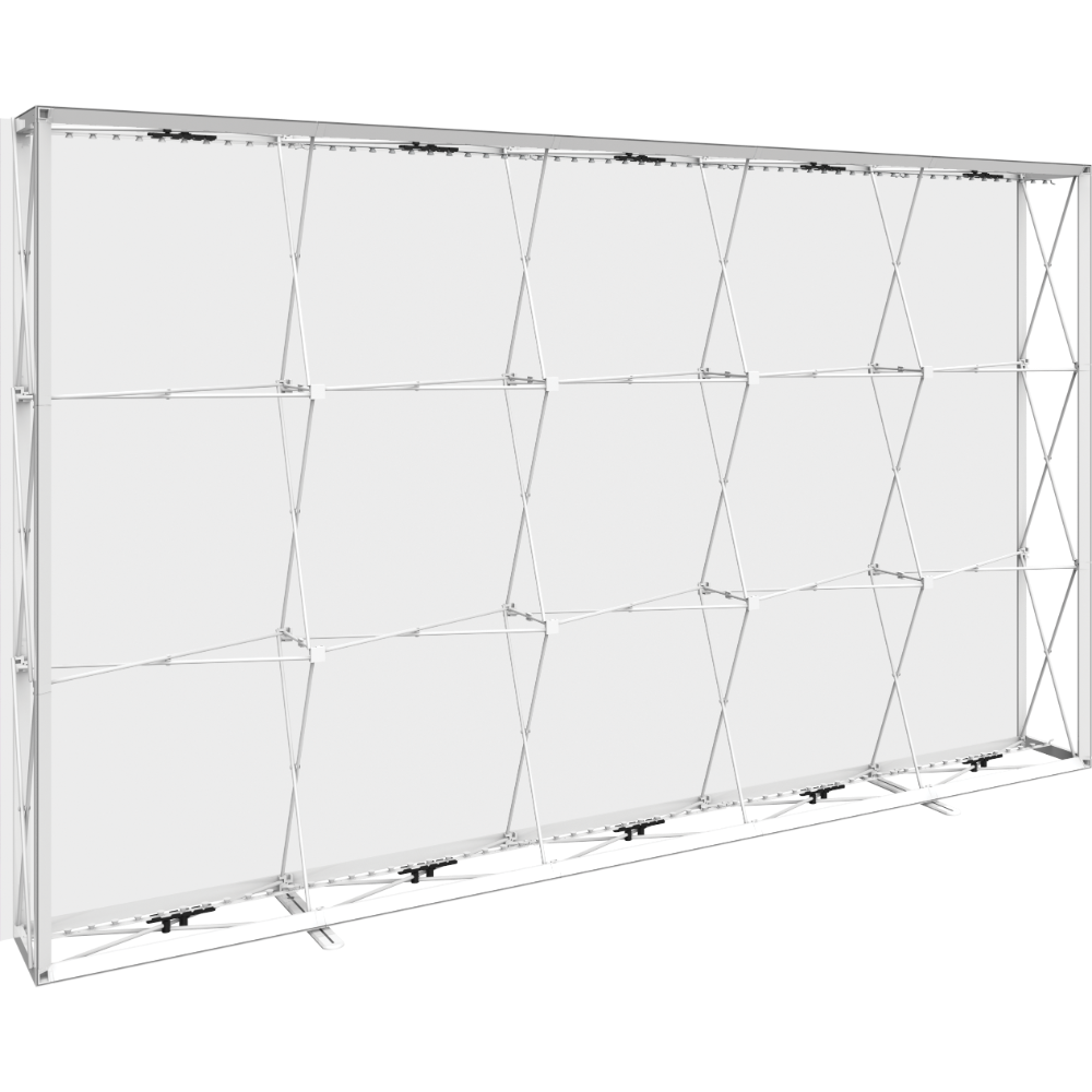 Embrace 12.5ft Backlit Full Height Push-Fit Tension Fabric Display