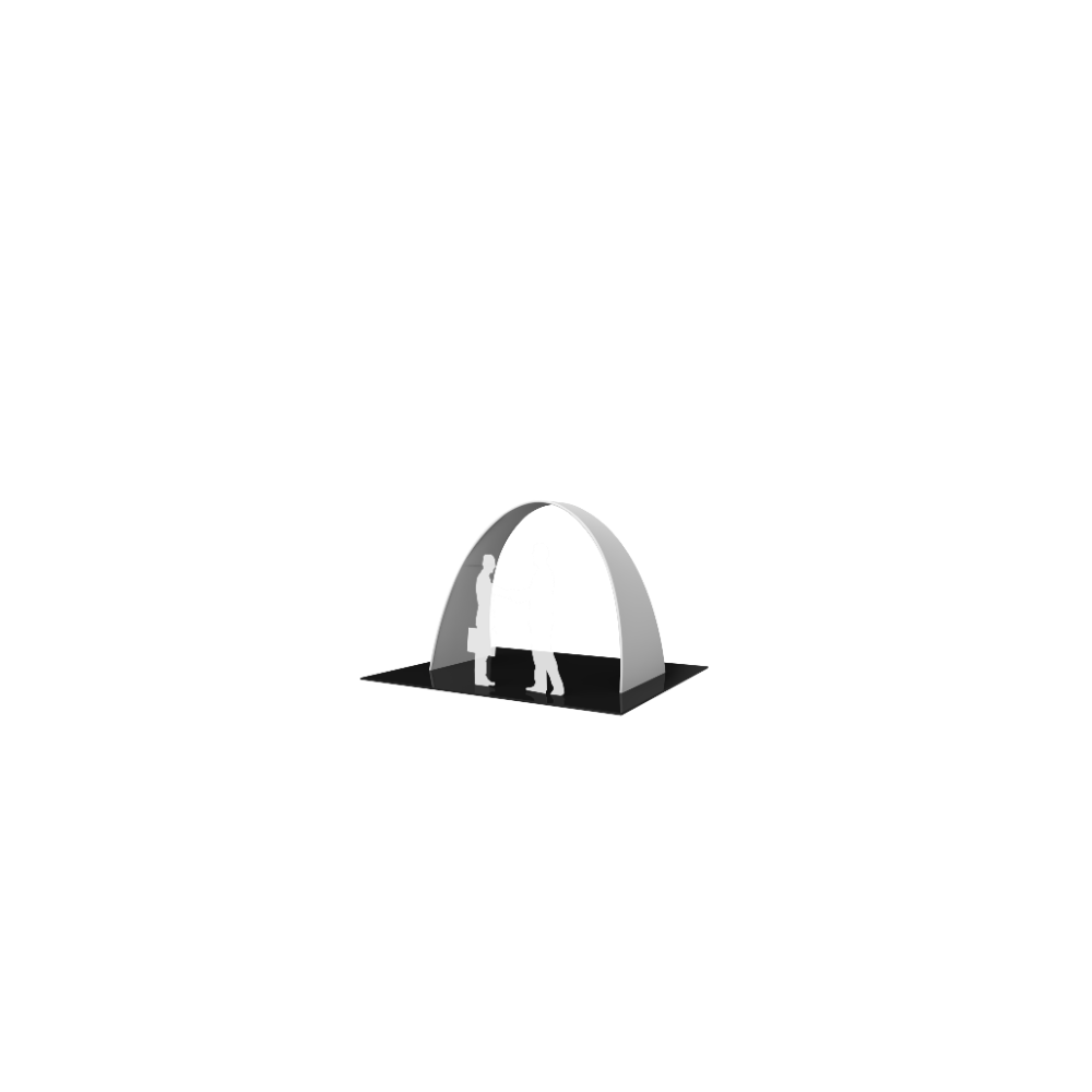 Formulate 10ft Arch 02 Tension Fabric Structure