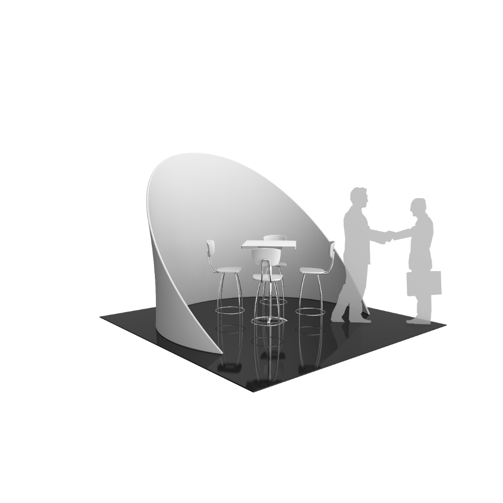 Formulate Chip-Shaped Wall 02 Tension Fabric Structure