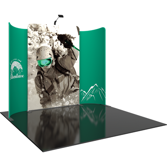 Formulate Designer Series 10ft Fabric Backwall Kit 02