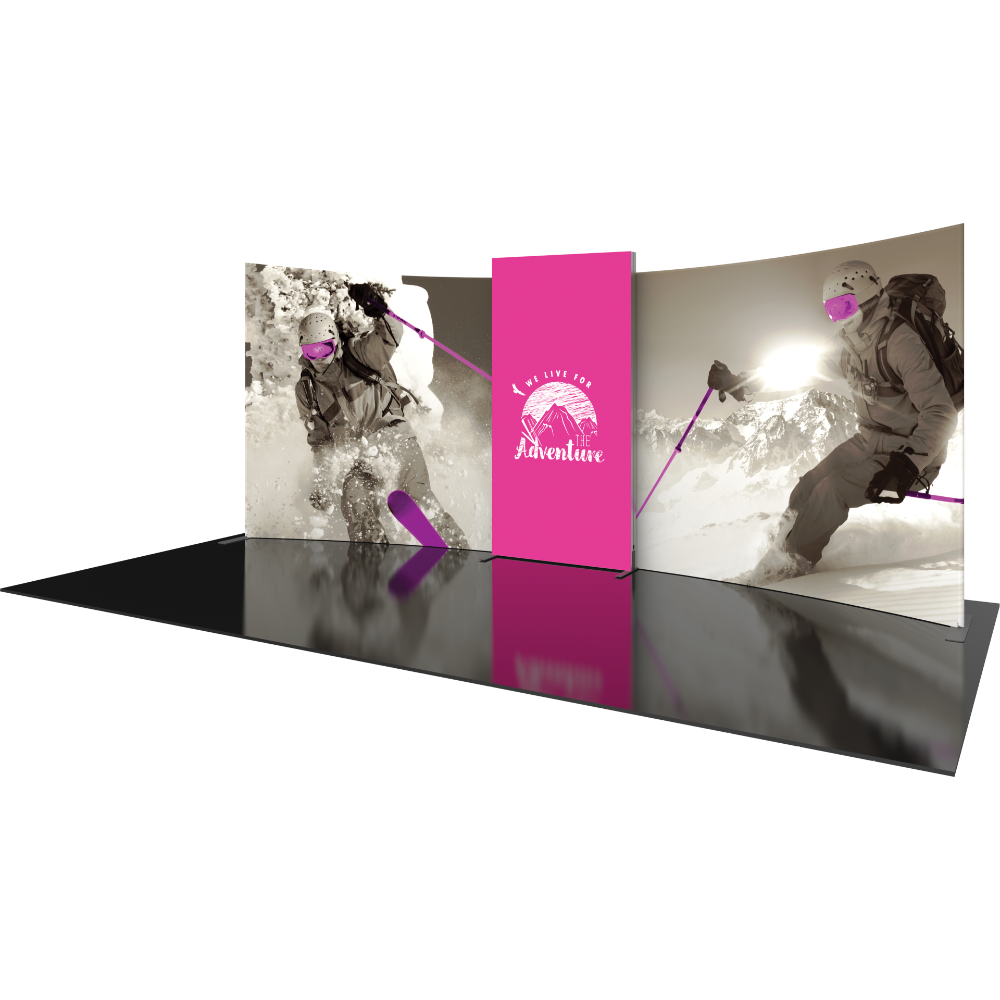 Formulate Designer Series 20ft Fabric Backwall Kit 02