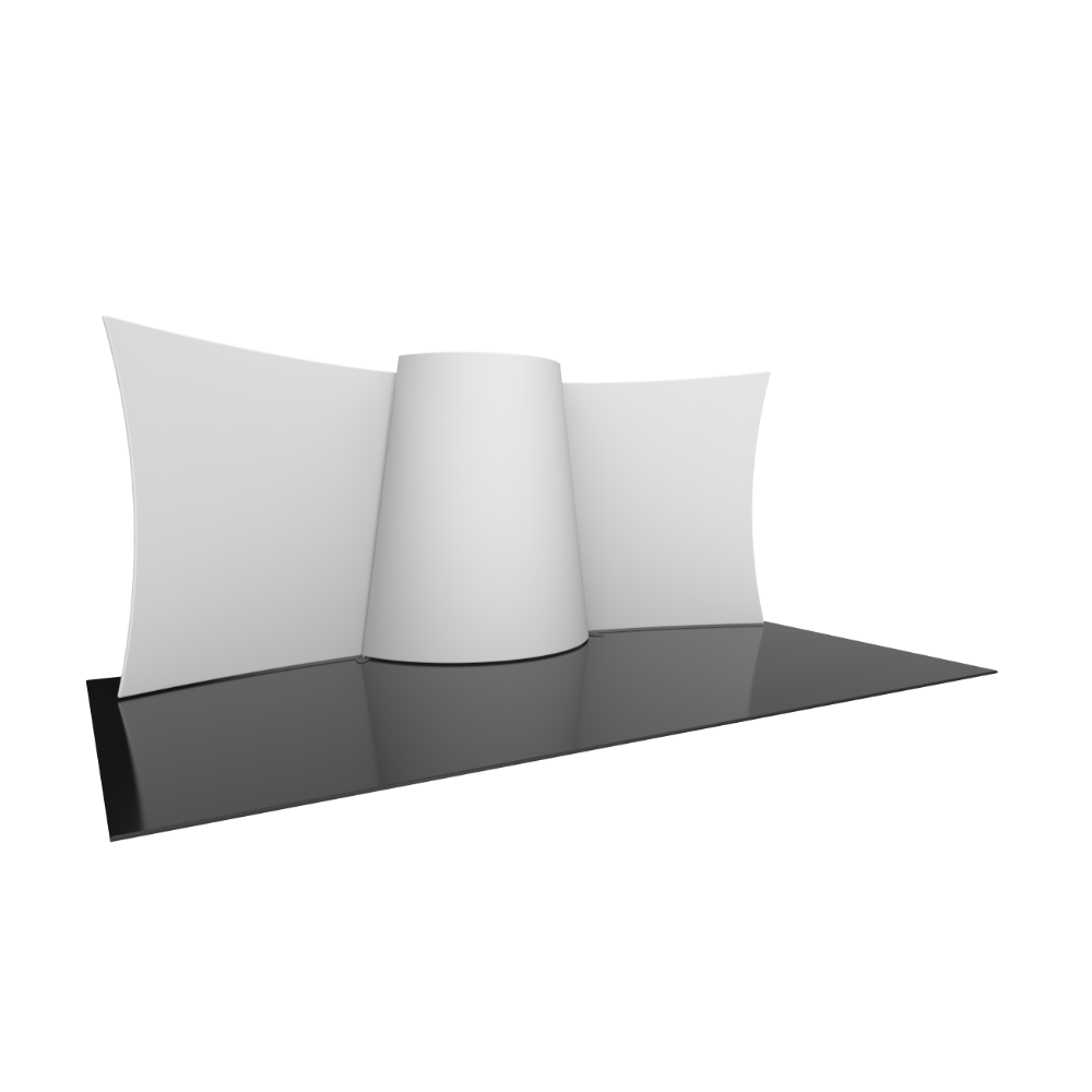 Formulate Designer Series 20ft Fabric Backwall Kit 03