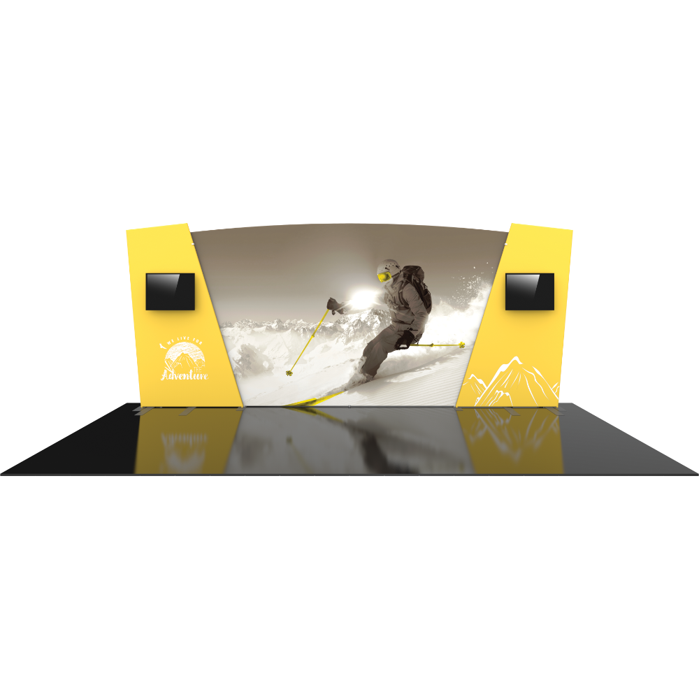 Formulate Designer Series 20ft Fabric Backwall Kit 06