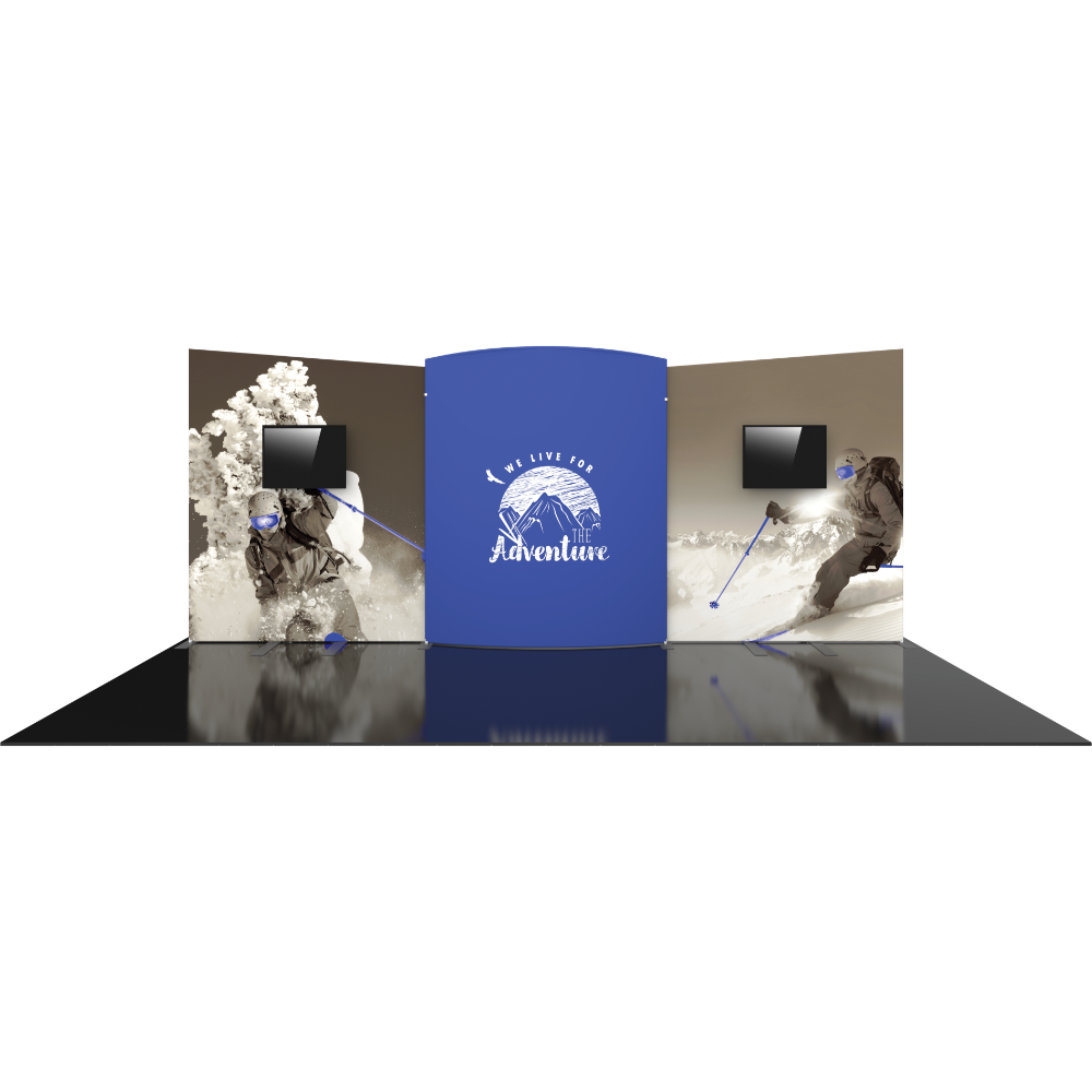 Formulate Designer Series 20ft Fabric Backwall Kit 08