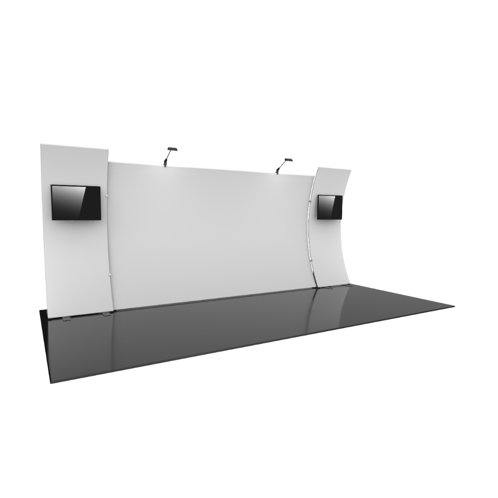 Formulate Designer Series 20ft Fabric Backwall Kit 12