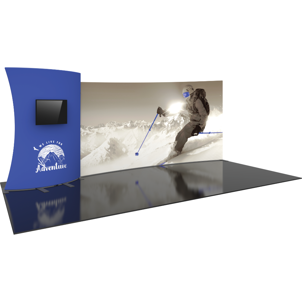 Formulate Designer Series 20ft Fabric Backwall Kit 13