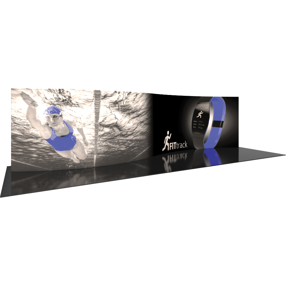 Formulate Designer Series 30ft Fabric Backwall Kit 06