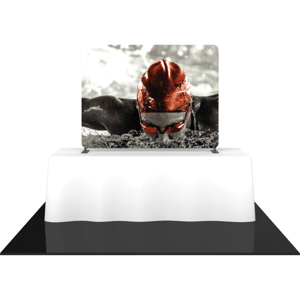 Formulate Essential Tabletop Straight Fabric Backwall