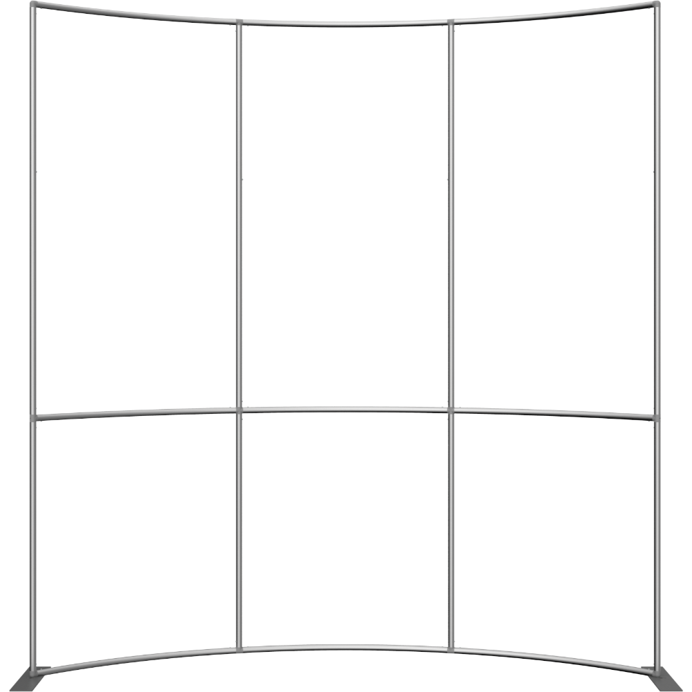 Formulate Master 10ft Horizontal Curve 10ft Tall Fabric Backwall