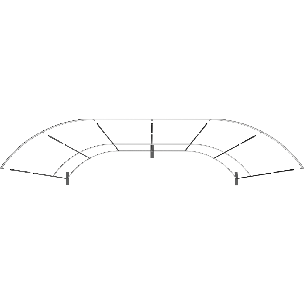 Formulate Master Backwall 2ft Height Extension Hardware