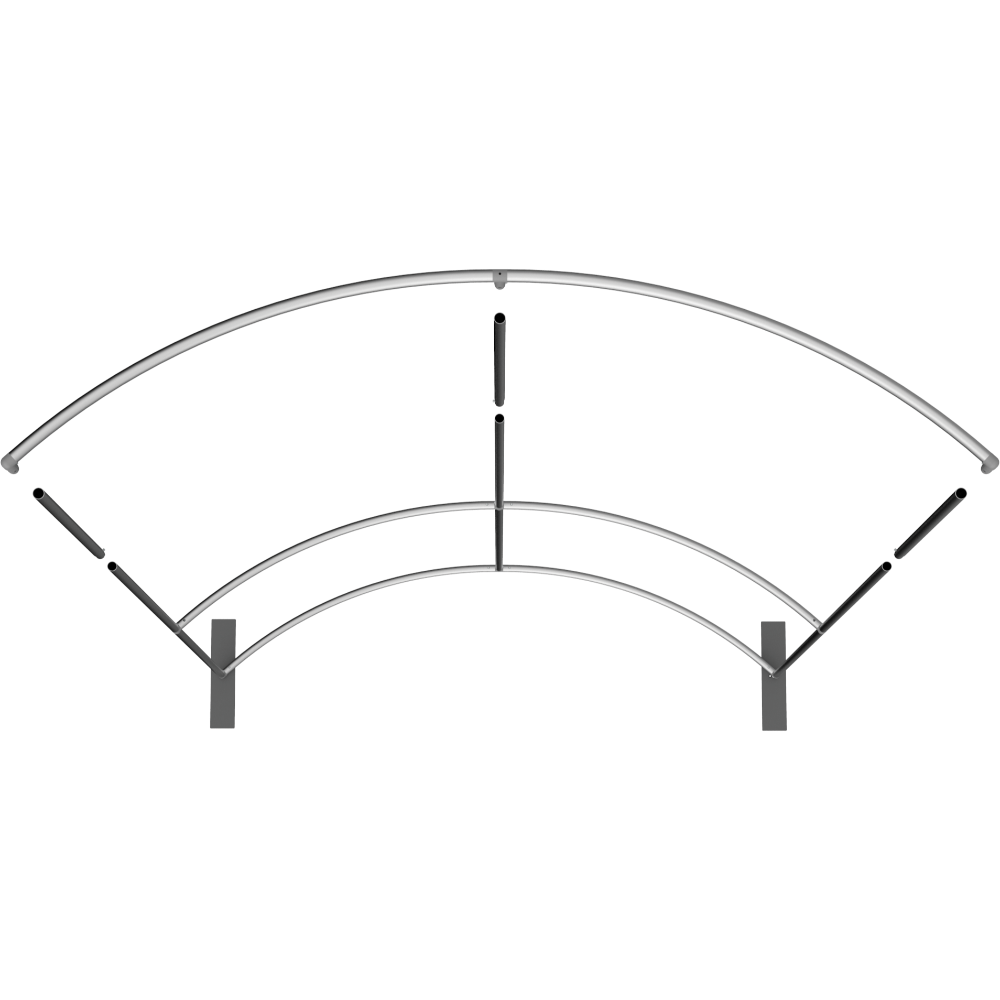 Formulate Master Backwall 2ft Height Extension Hardware