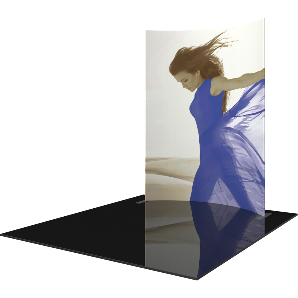 Formulate Master 8ft Horizontal Curve 10ft Tall Fabric Backwall