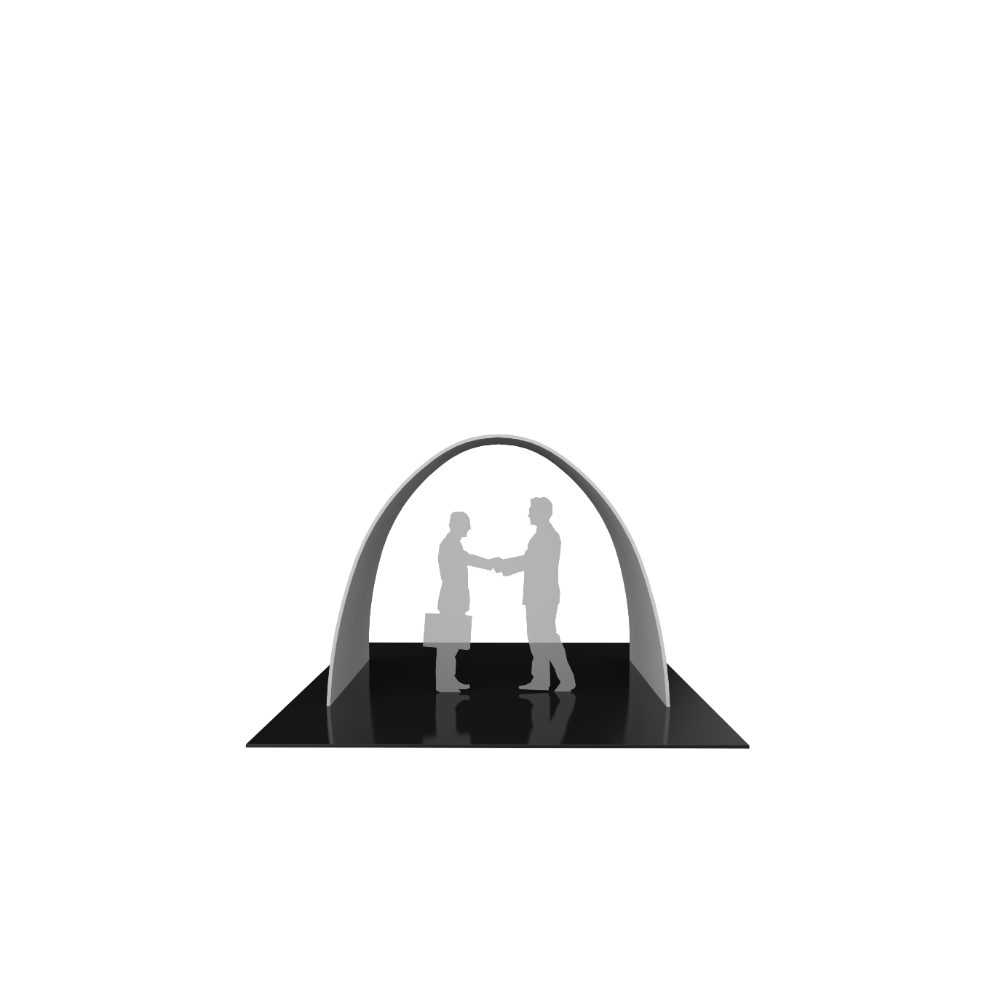 Formulate 10ft Arch 07 Tension Fabric Structure