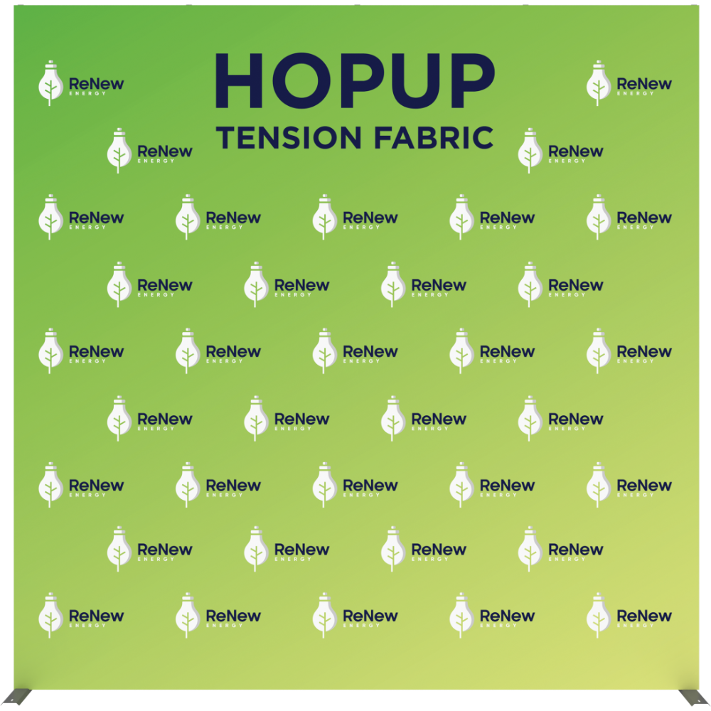 Hopup 10ft Straight Extra Tall Tension Fabric Display