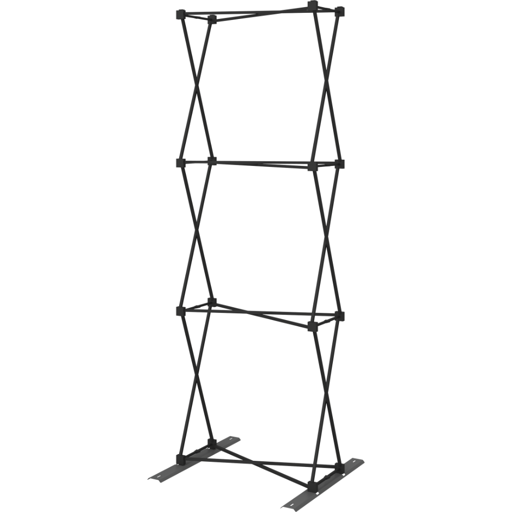Hopup 2.5ft Straight Tabletop Tension Fabric Display