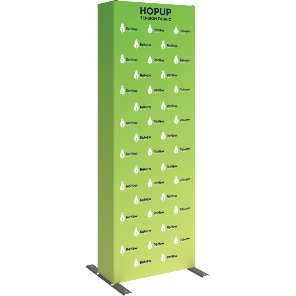Hopup 2.5ft Straight Full Height Tension Fabric Display