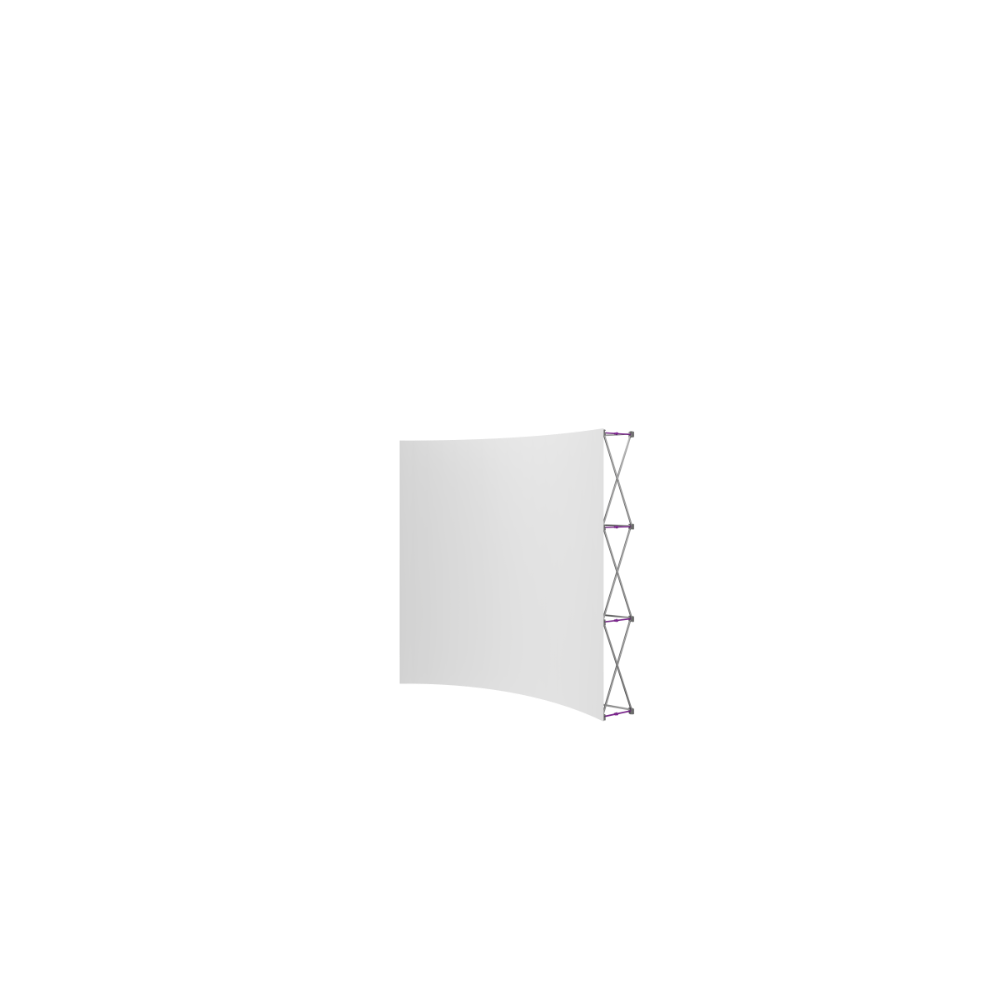 Hopup 7.5ft Curved Full Height Tension Fabric Display