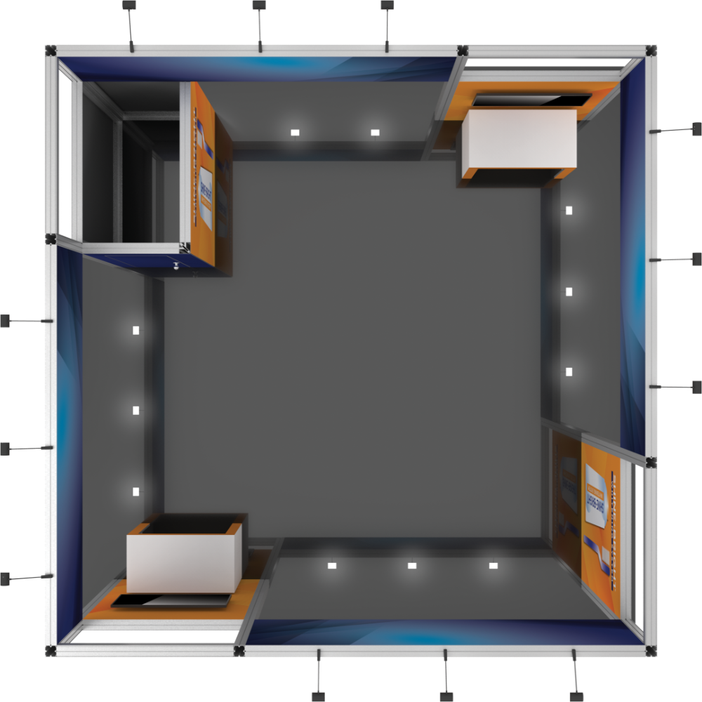 Hybrid Pro 20x20 Modular Island Kit 18B