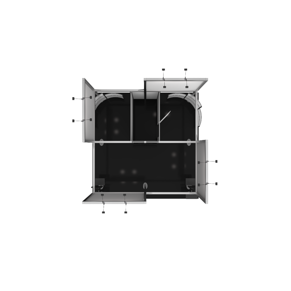 Hybrid Pro 20x20 Modular Island Kit 19