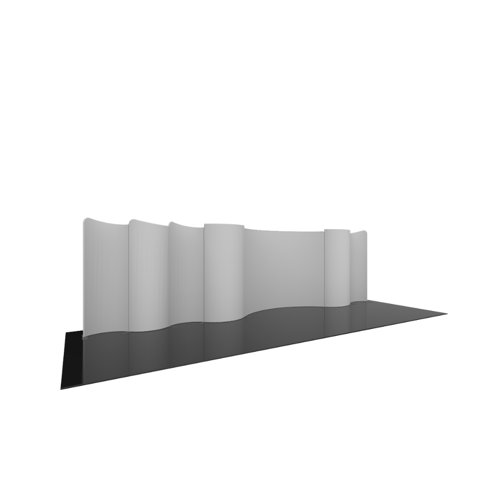 Modulate Series 1 30ft Fabric Backwall Kit 01