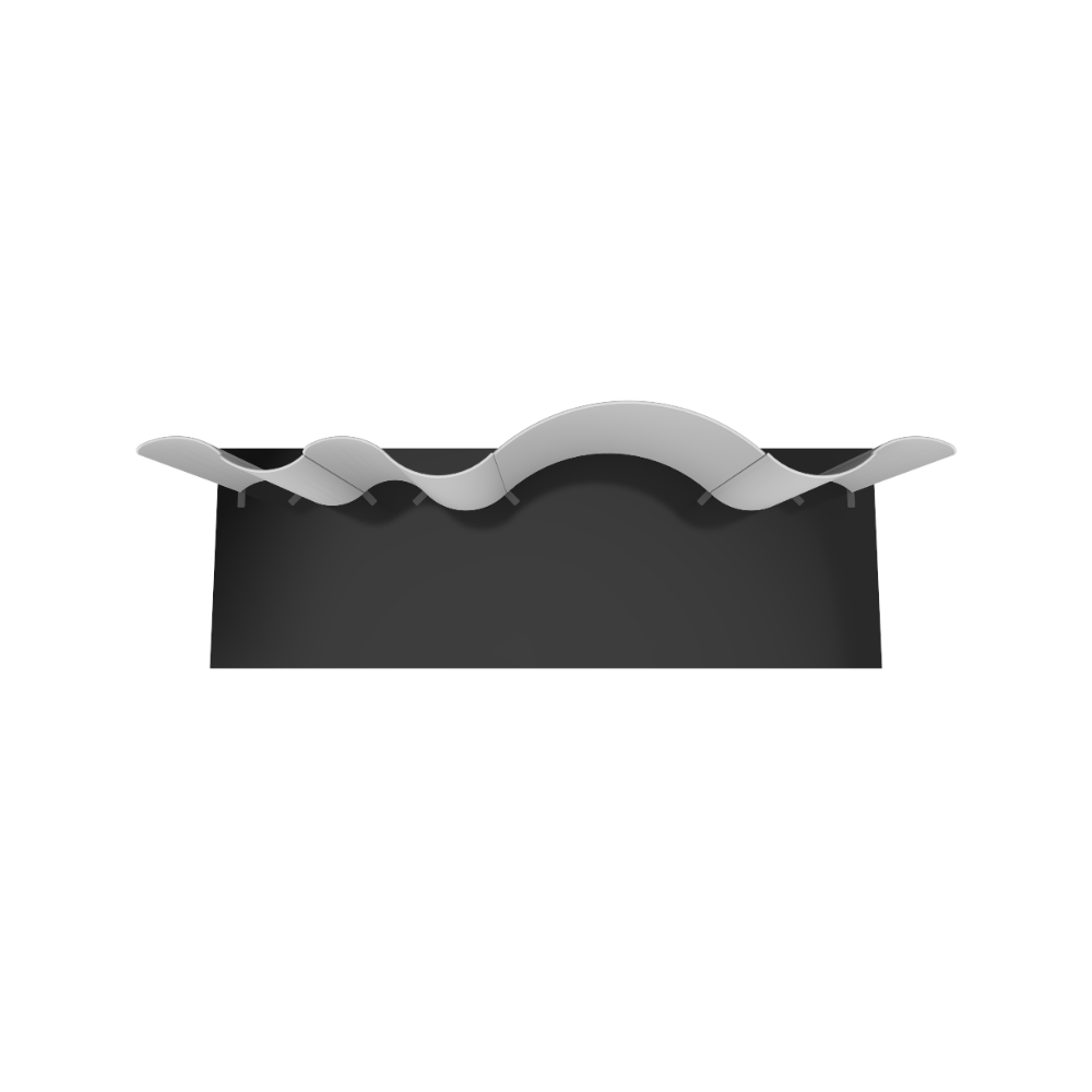 Modulate Series 1 30ft Fabric Backwall Kit 01
