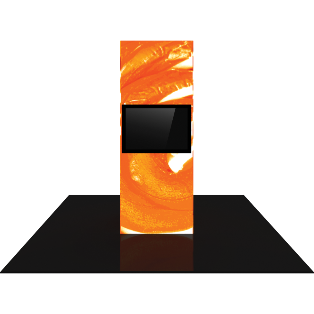 Vector Frame Modular Backlit Monitor Tower 01 (3' x 8')