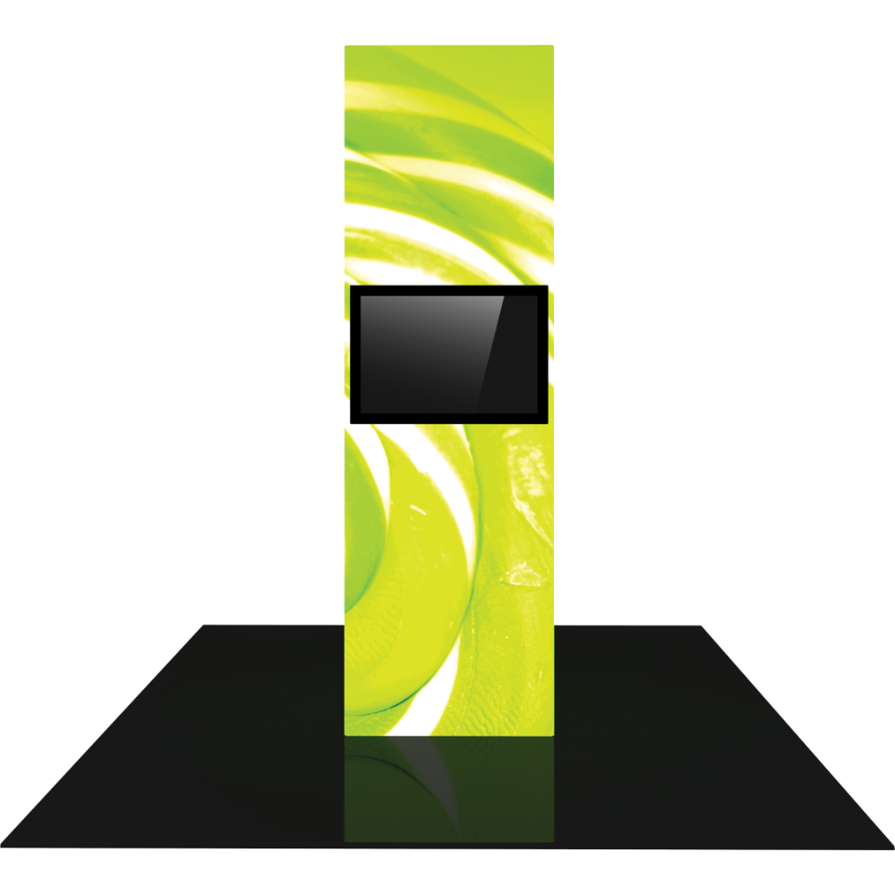 Vector Frame Modular Backlit Monitor Tower 03 (3' x 10')