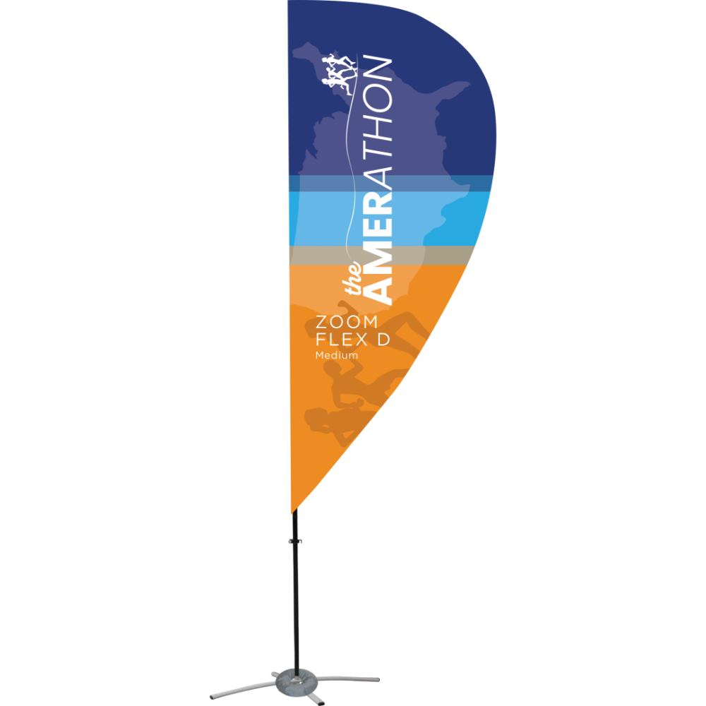 Zoom Flex D-Shaped Flag Medium